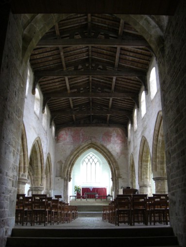 Burton Dassett Church looking east