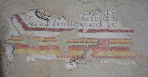 Burton Dassett church - wall paintings