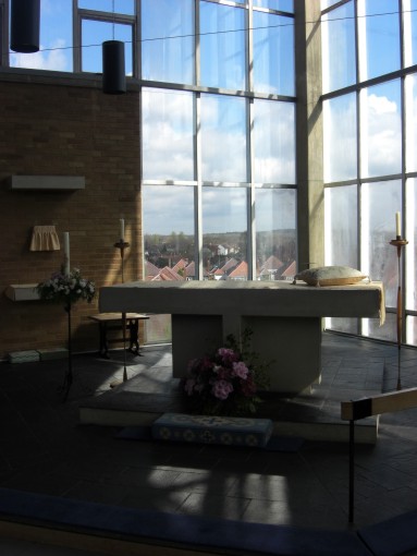 St Barnabas, altar looking north